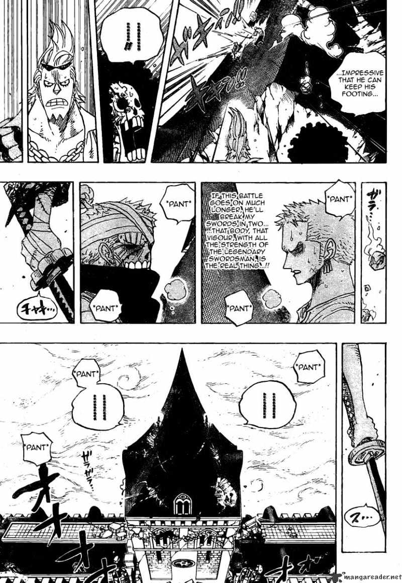 One Piece, Chapter 467 - Pirate Zoro Vs. Samurai Ryuuma image 11