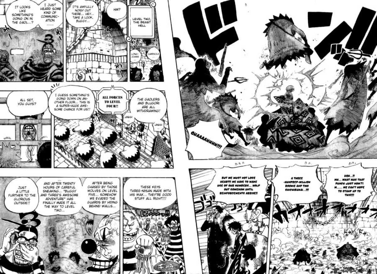 One Piece, Chapter 541 - The Likes of Vhich It Has Never Seen image 14