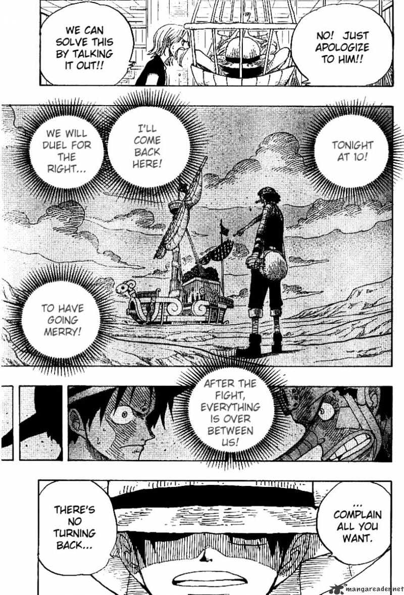 One Piece, Chapter 332 - Luffy Vs Usopp image 03
