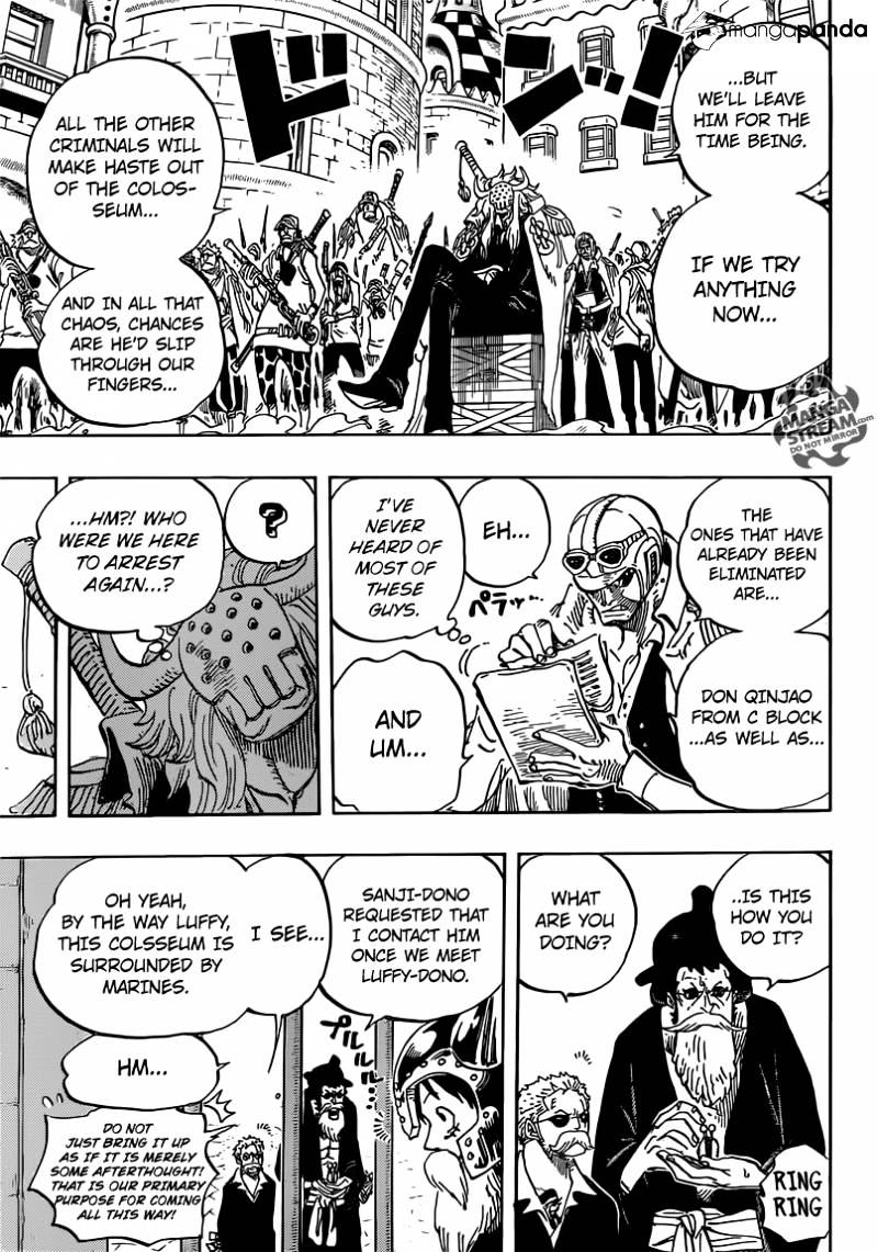One Piece, Chapter 729 - Shichibukai Doflamingo VS Shichibukai Law image 10
