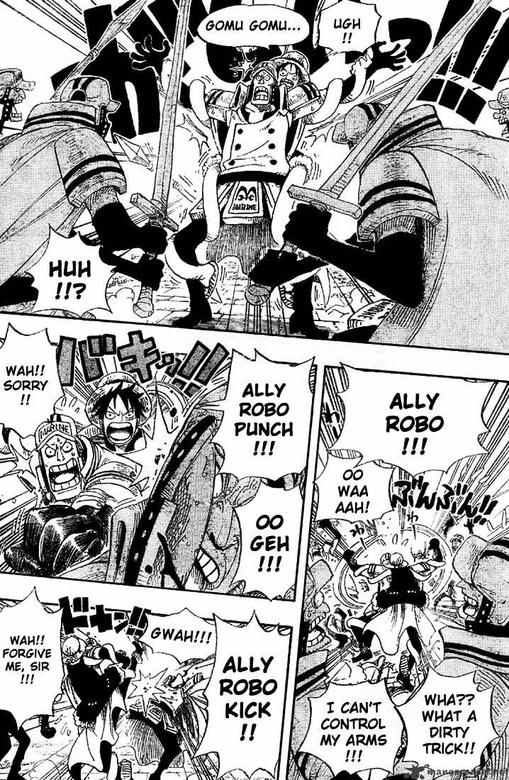 One Piece, Chapter 377 - The Great Decisive Battle Of Justice Island!! image 03