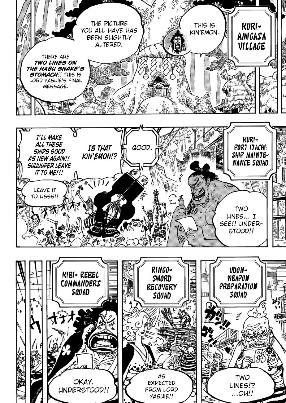 One Piece, Chapter 954 - Like Giving Wings to a Dragon image 08