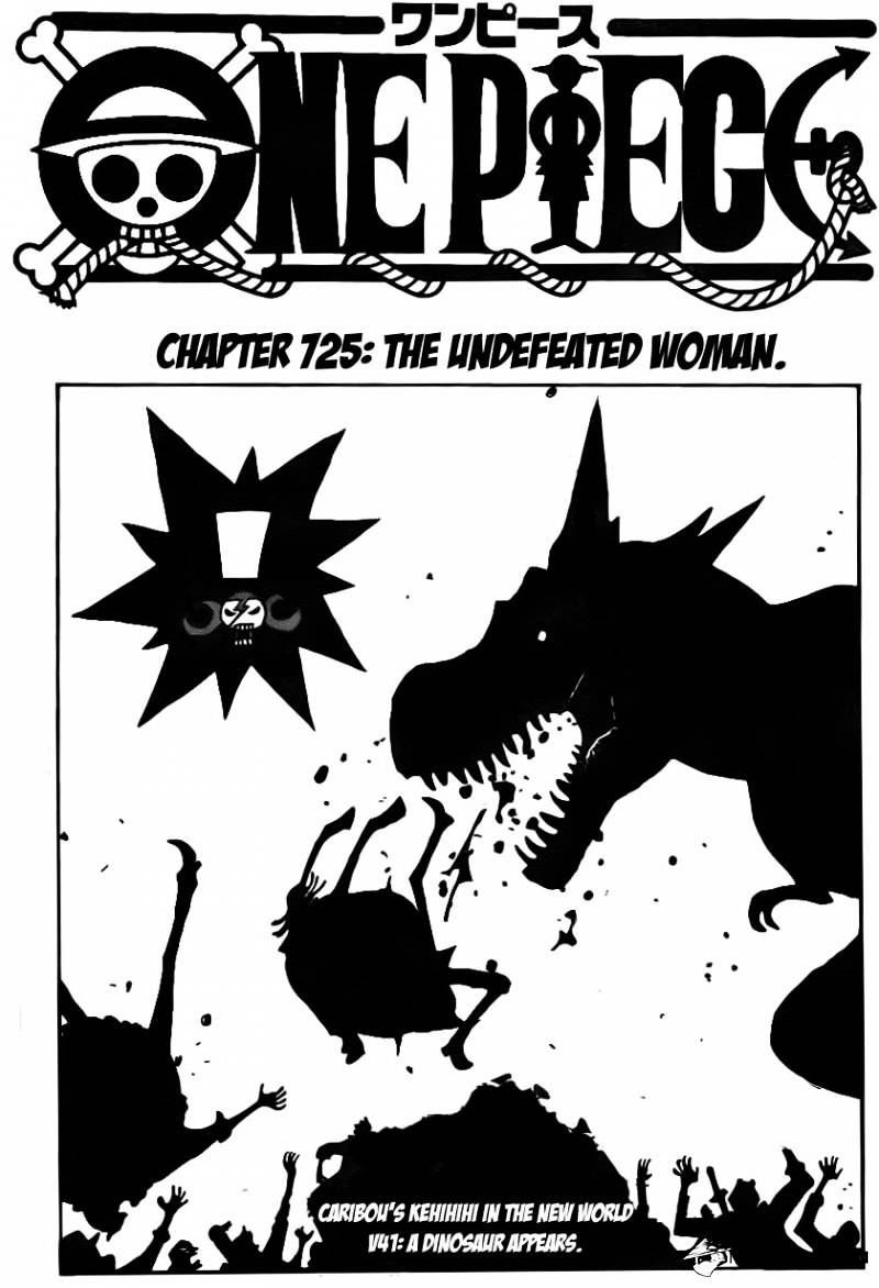 One Piece, Chapter 725 - The Undefeated Woman image 03