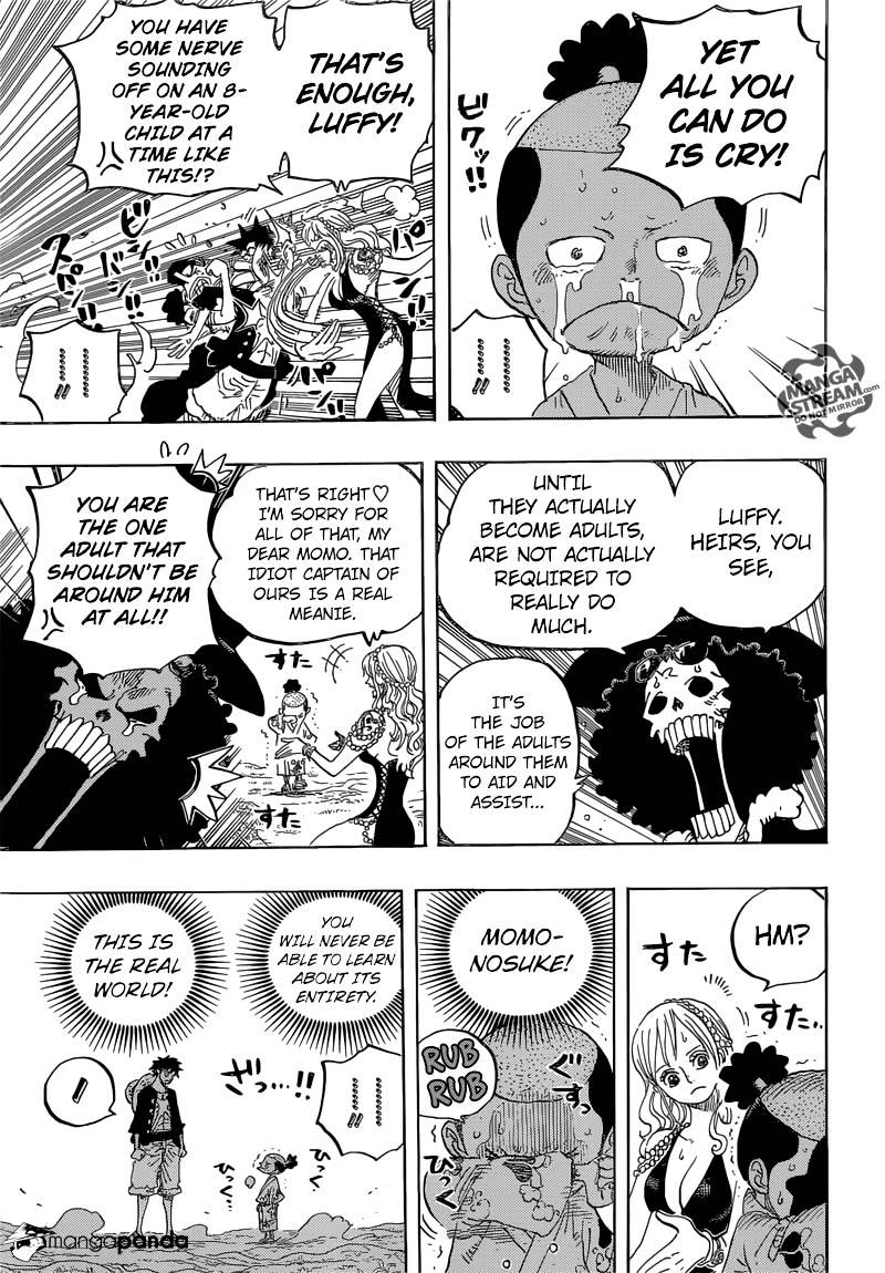 One Piece, Chapter 819 - Momonosuke, Heir of the Kouzuki Clan image 11