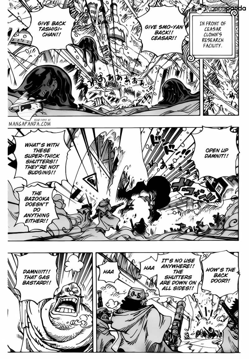 One Piece, Chapter 673 - Vergo And Joker image 13