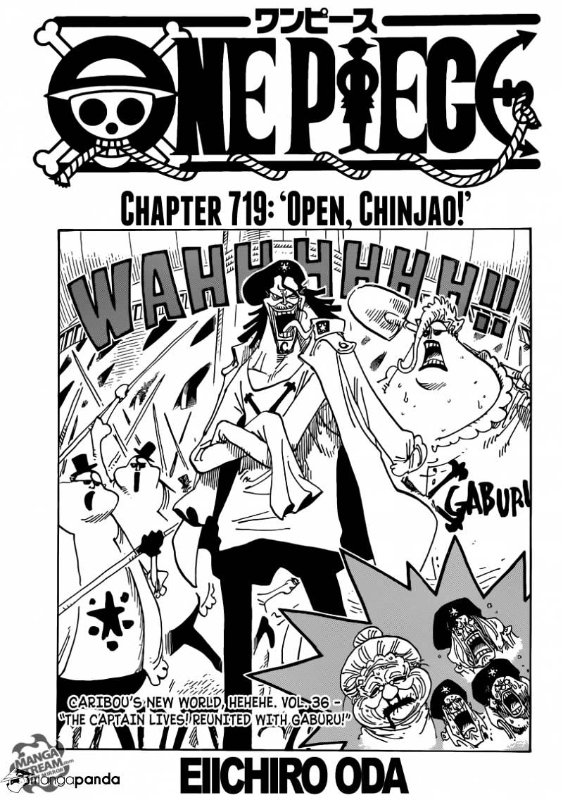 One Piece, Chapter 719 - Open, Chinjao! image 01