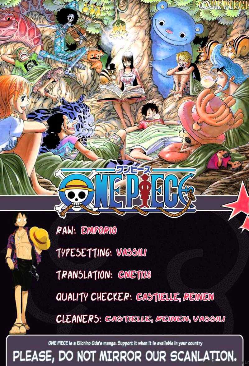 One Piece, Chapter 545 - To the Outside World Where the Sun Shines image 01