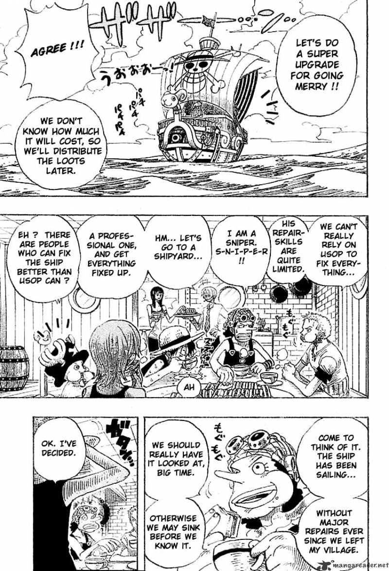 One Piece, Chapter 303 - The Pirates With Tones Of Gold image 17