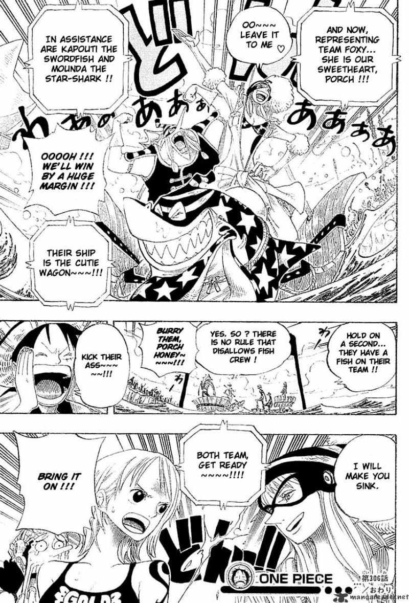 One Piece, Chapter 306 - Donut Race image 19