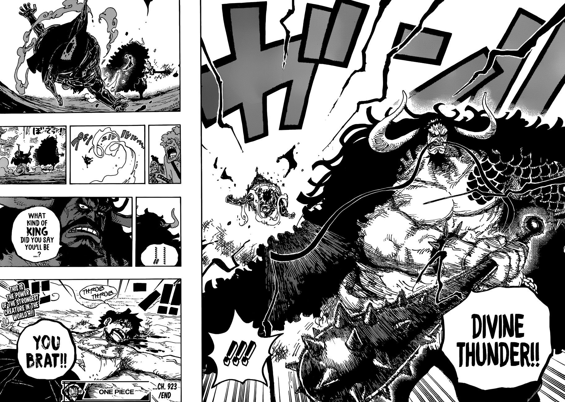 One Piece, Chapter 923 - Emperor Kaidou VS. Luffy image 14