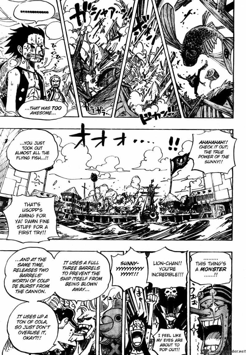 One Piece, Chapter 495 - The Gaon Canon image 13