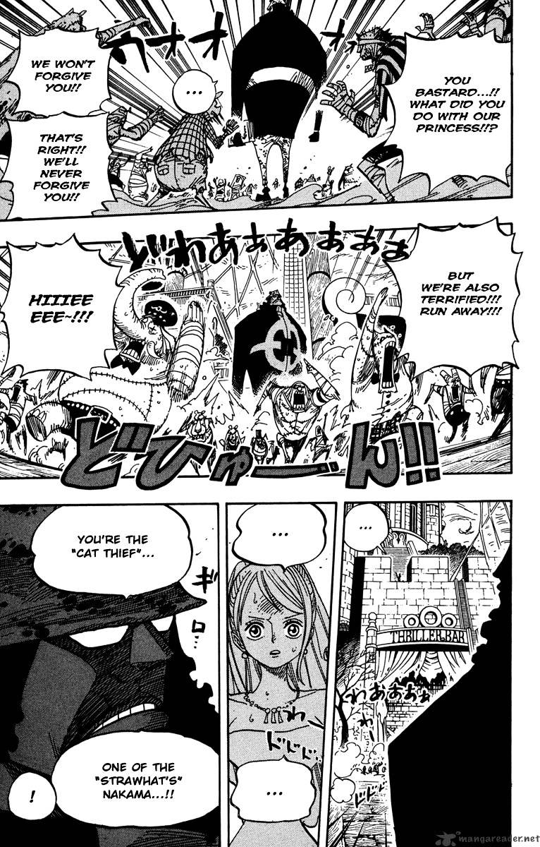 One Piece, Chapter 473 - Royal Shichibukai Bartholemew Kuma Appears image 16