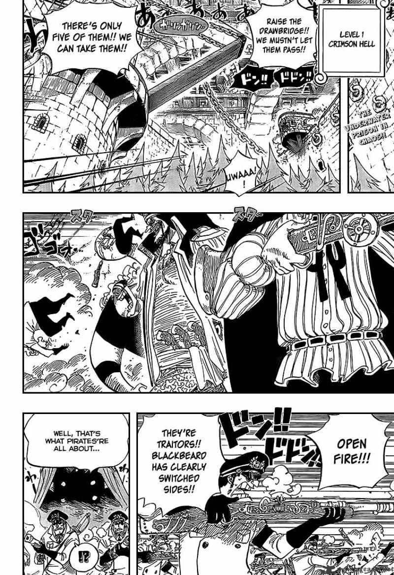 One Piece, Chapter 543 - Strawhat and Blackbeard image 02