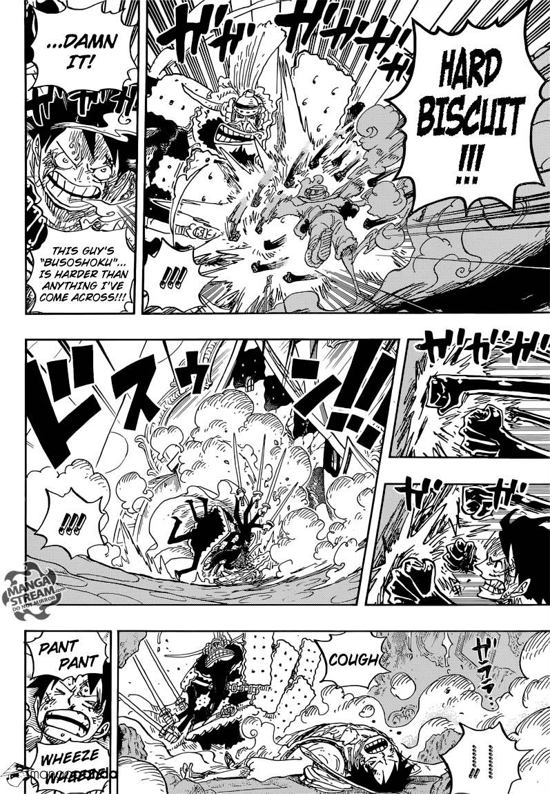 One Piece, Chapter 837 - Luffy vs Commander Cracker image 15