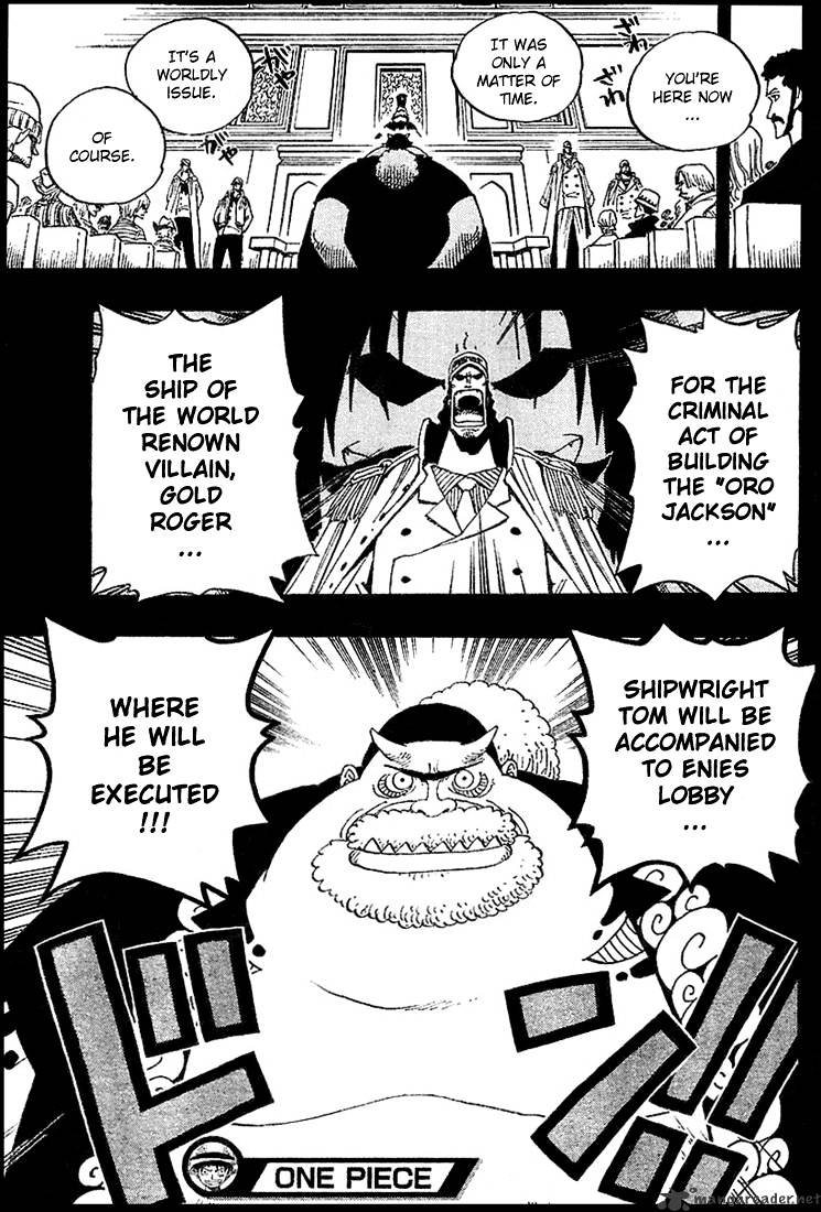 One Piece, Chapter 353 - The Legendary Shipwright image 20