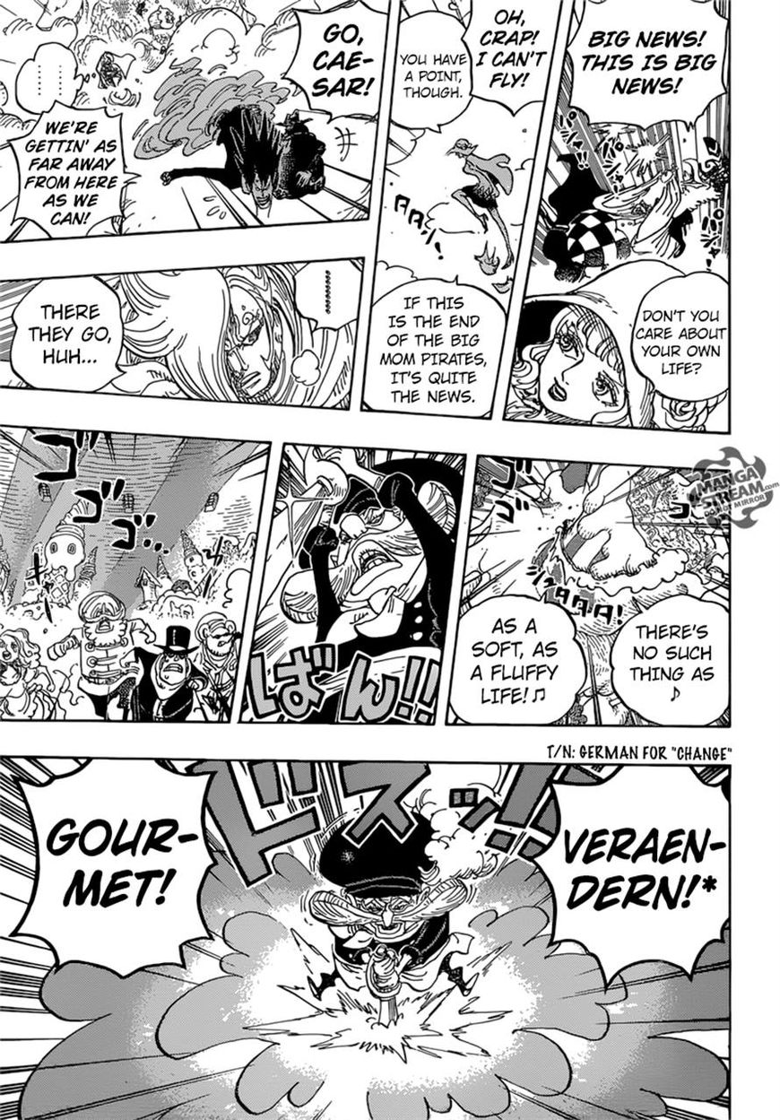 One Piece, Chapter 872 - Soft and Fluffy image 12