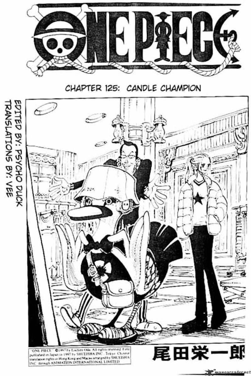 One Piece, Chapter 125 - Candle Champion image 01