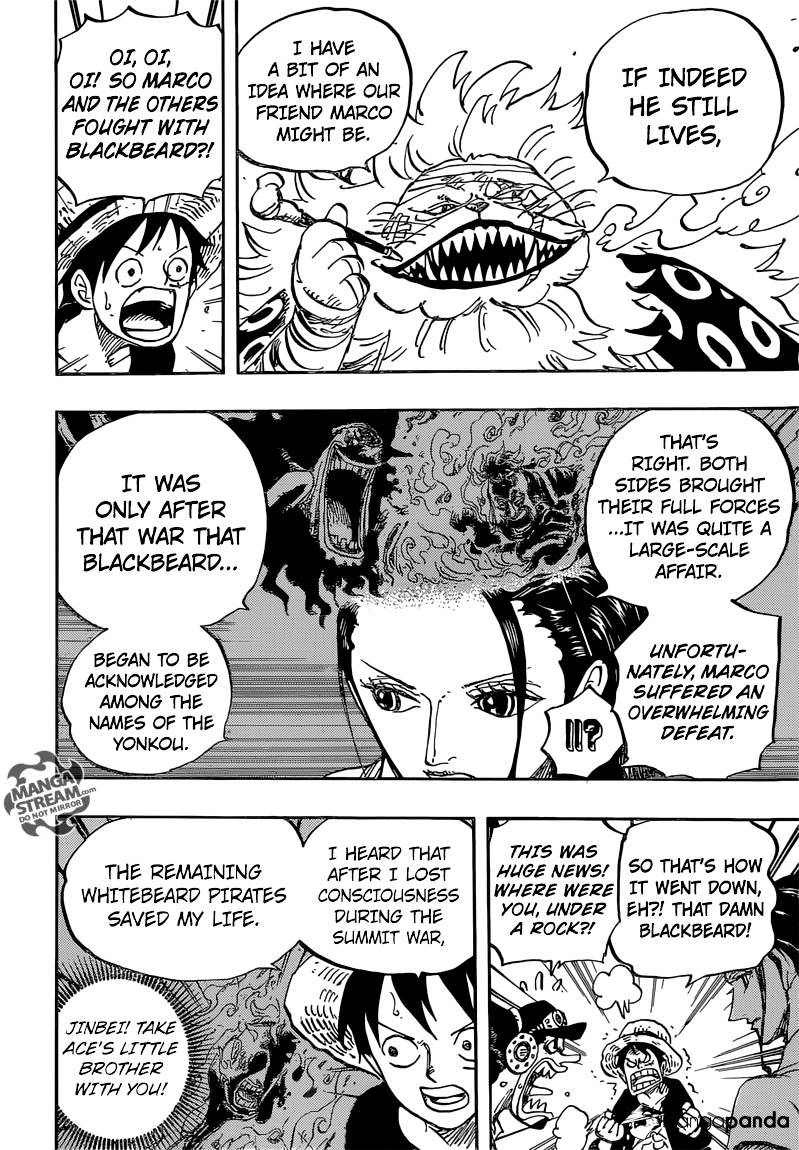 One Piece, Chapter 820 - Dog and Cat Have a History image 14