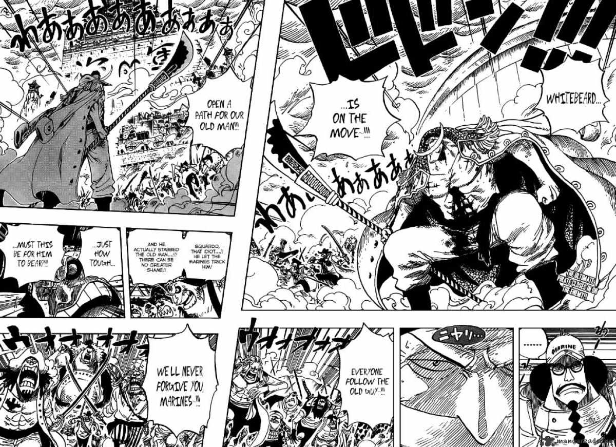 One Piece, Chapter 564 - The Man Who Shakes The World image 03