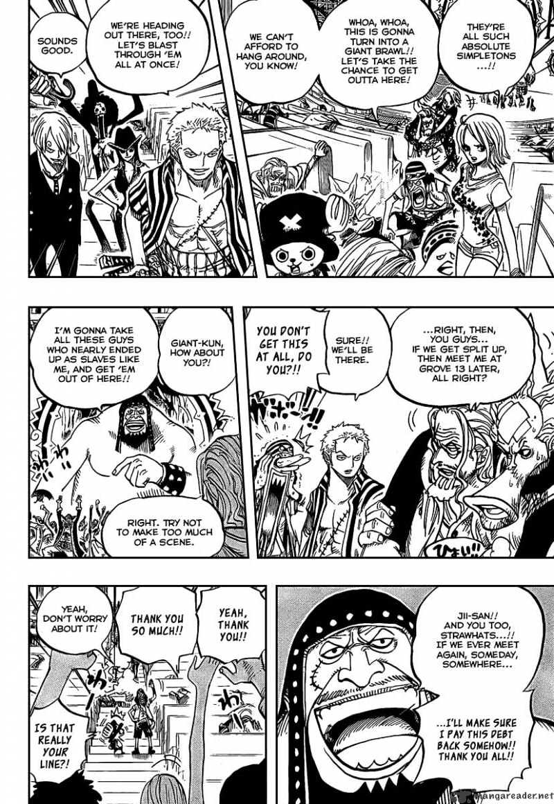 One Piece, Chapter 504 - Pirate Front Line on the Move!! image 16