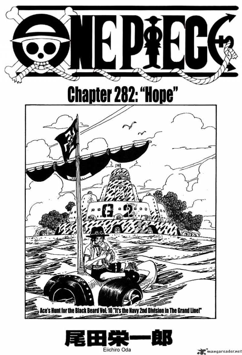 One Piece, Chapter 282 - Hope image 01