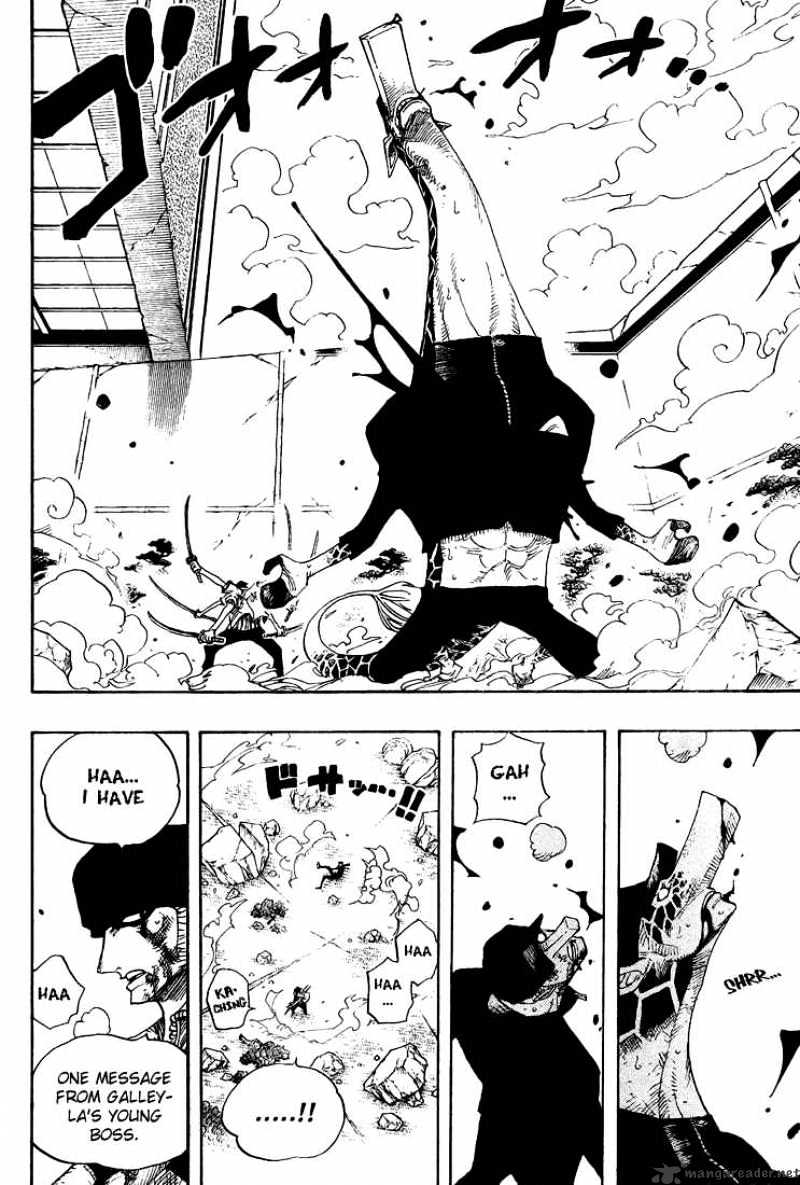 One Piece, Chapter 418 - Luffy Vs Rob Lucci image 02