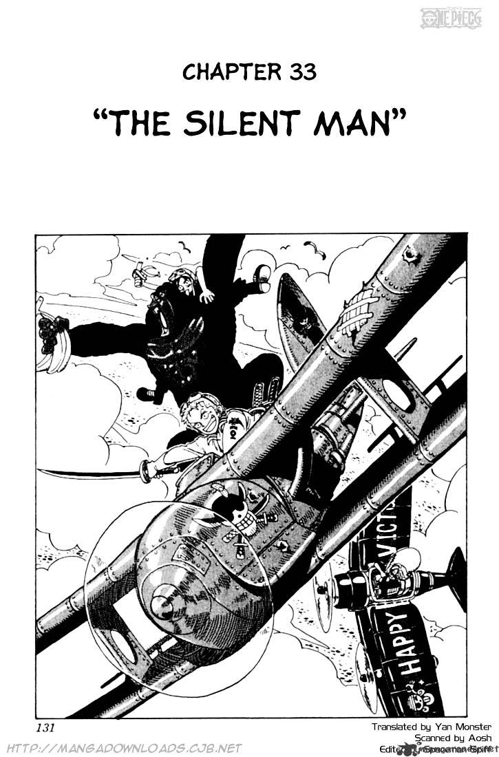 One Piece, Chapter 33 - The Man Without Noise image 01