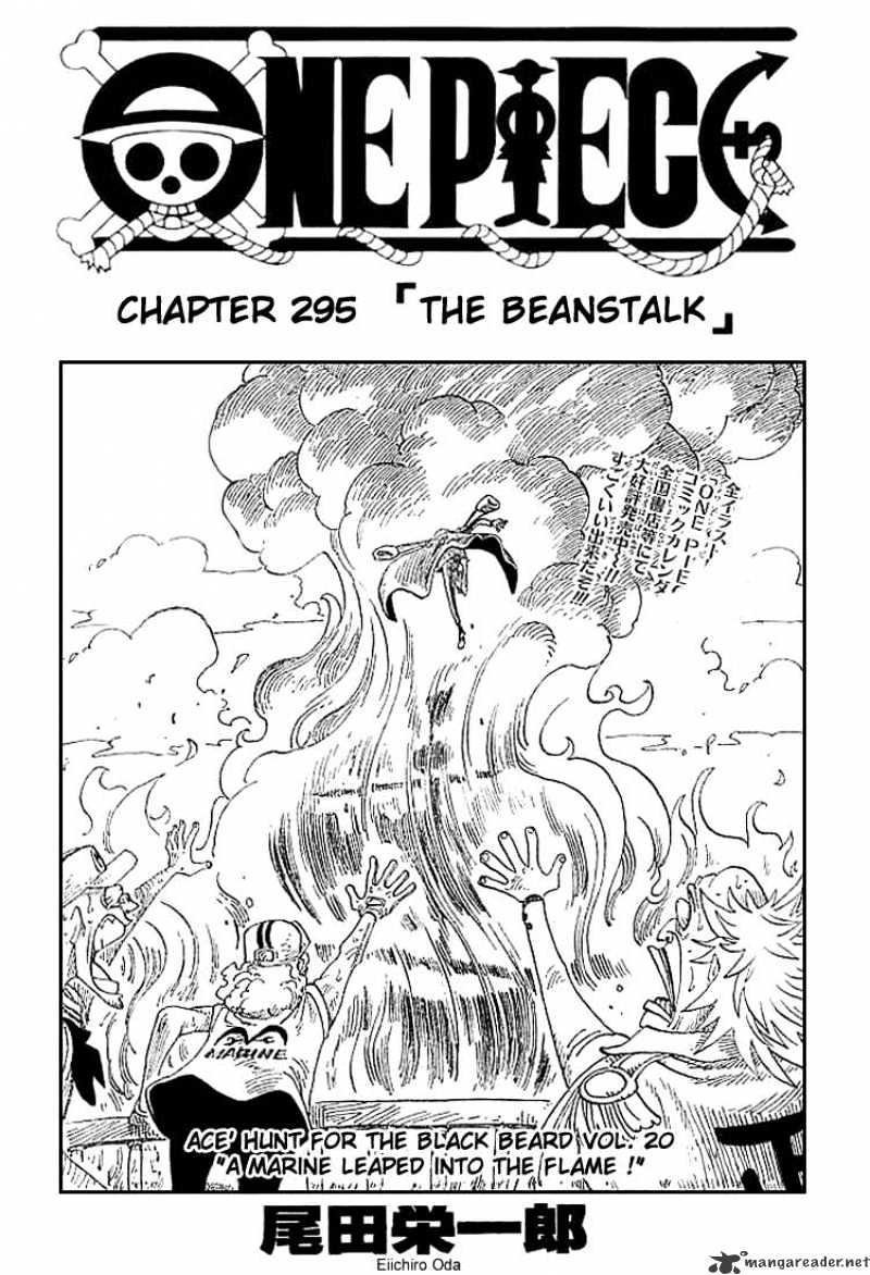 One Piece, Chapter 295 - The Beanstalk image 01