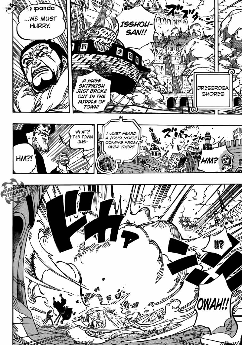 One Piece, Chapter 729 - Shichibukai Doflamingo VS Shichibukai Law image 15