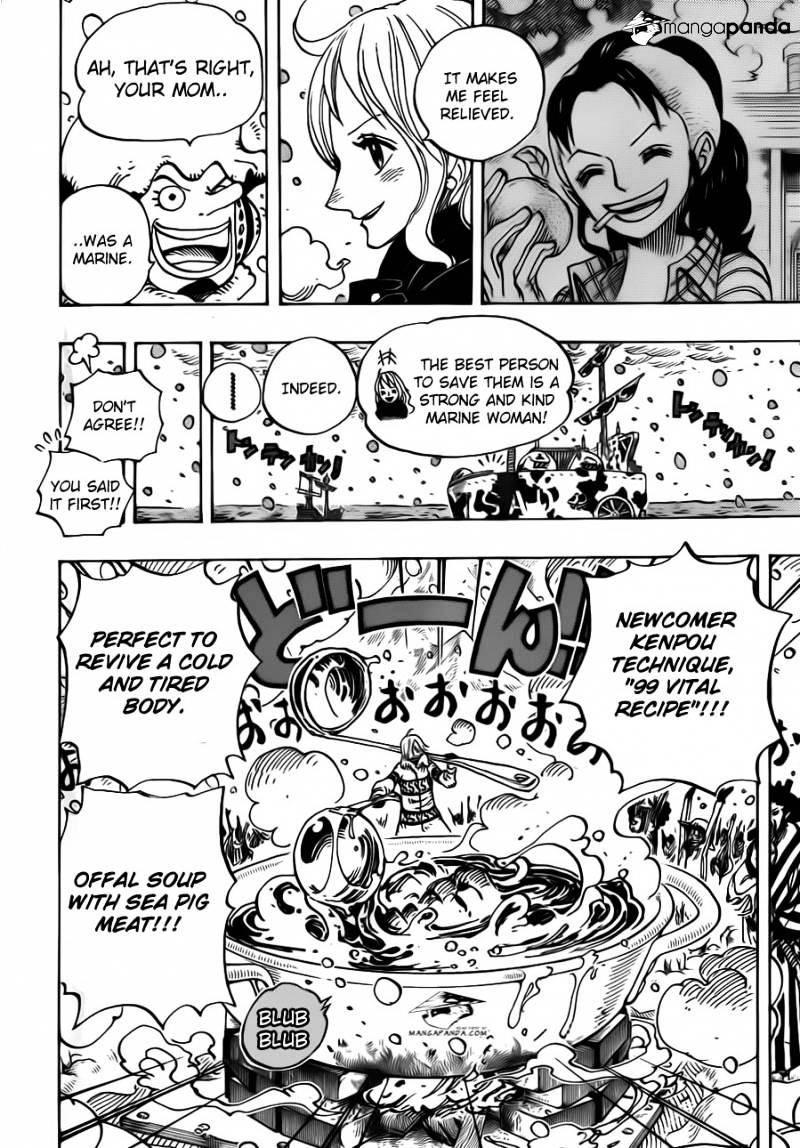 One Piece, Chapter 696 - Matching interests image 14