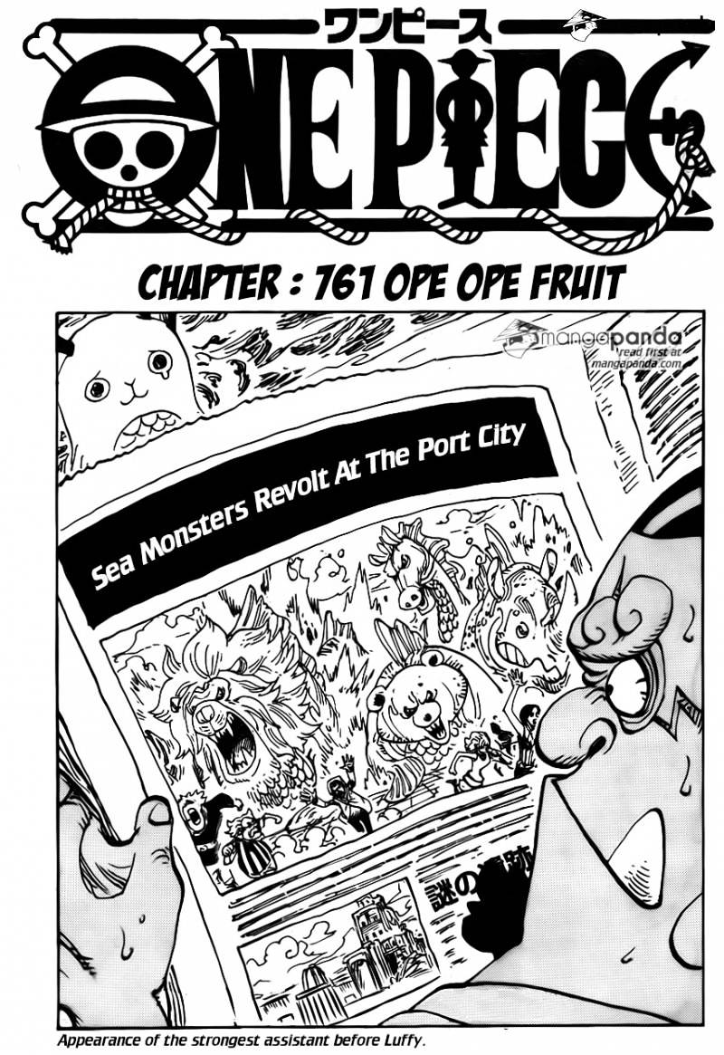One Piece, Chapter 761 - Ope Ope Fruit image 01