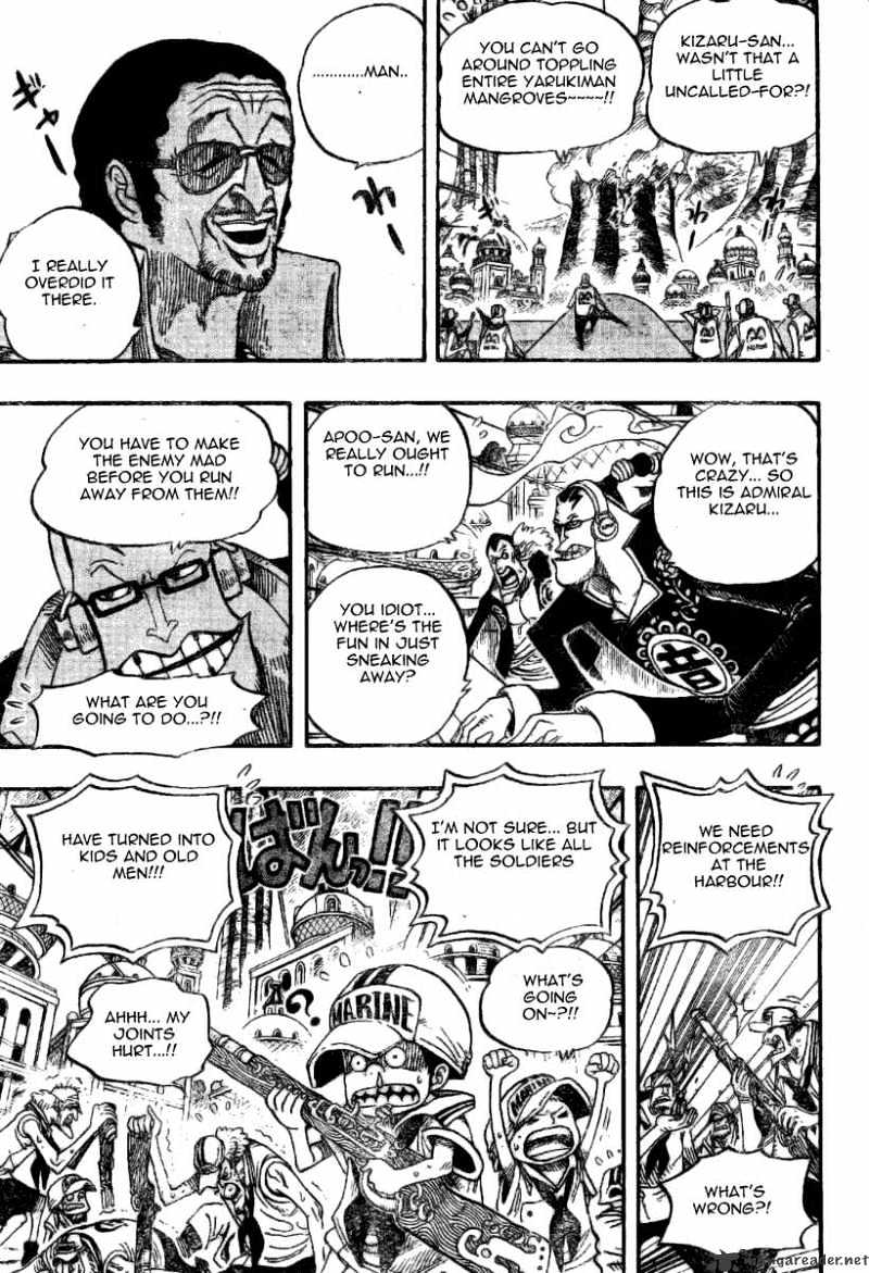 One Piece, Chapter 507 - Kizaru Lands image 17