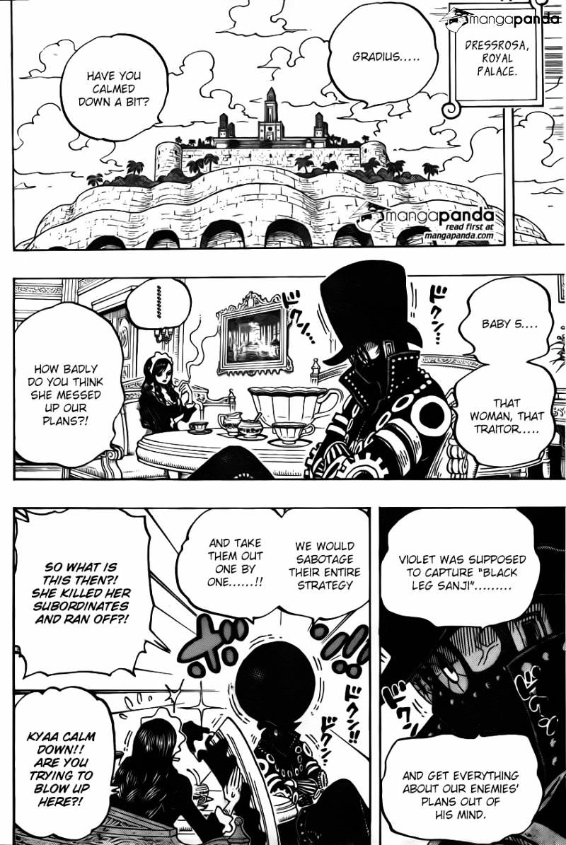 One Piece, Chapter 723 - A change of plans image 06