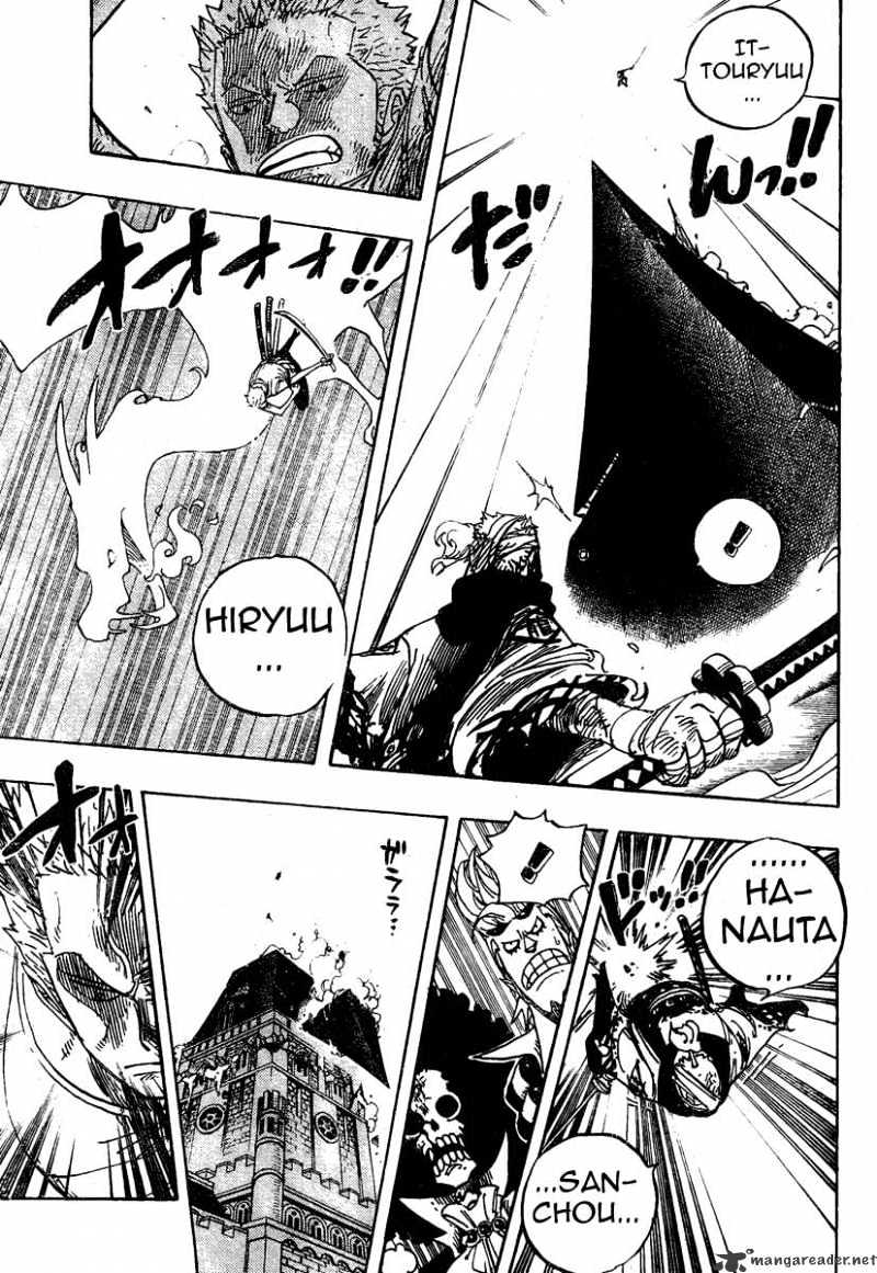 One Piece, Chapter 467 - Pirate Zoro Vs. Samurai Ryuuma image 13