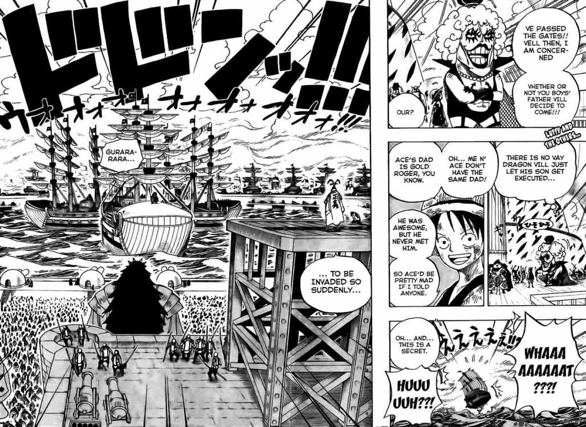 One Piece, Chapter 552 - Ace and Whitebeard image 02