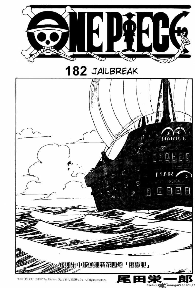 One Piece, Chapter 182 - Jailbreak image 01