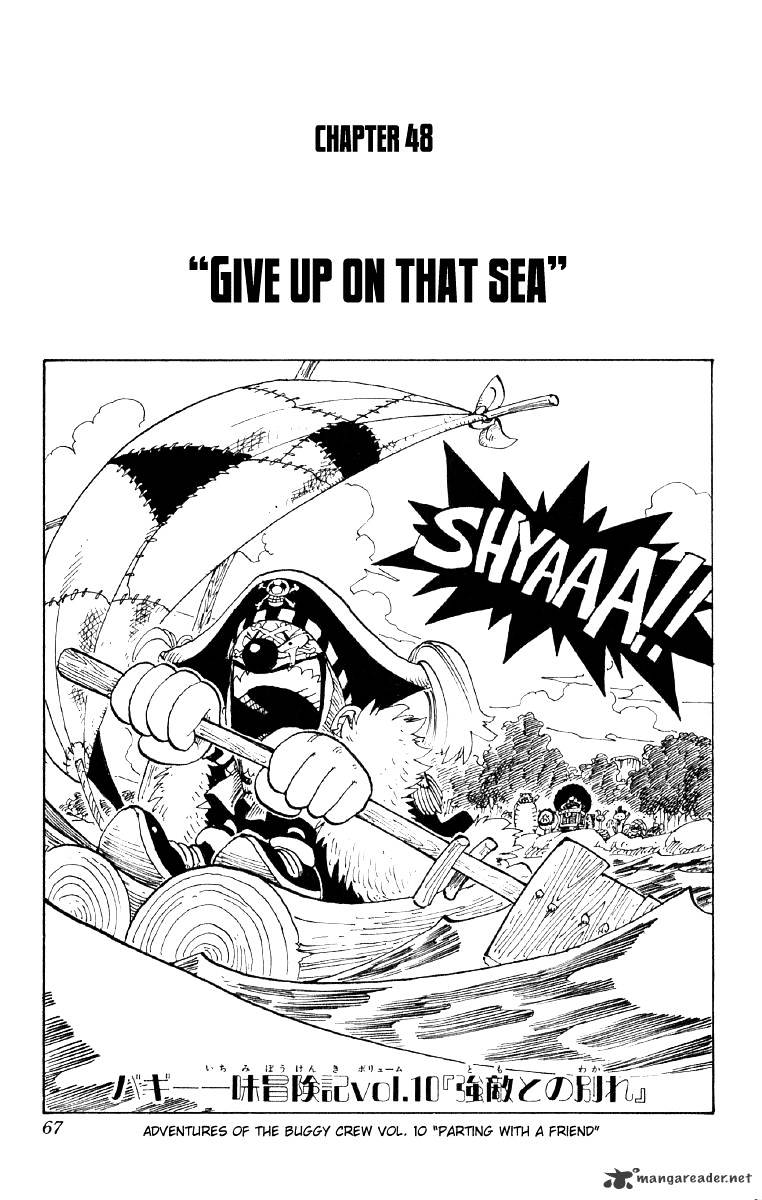 One Piece, Chapter 48 - Dont Go To Grand Line image 01