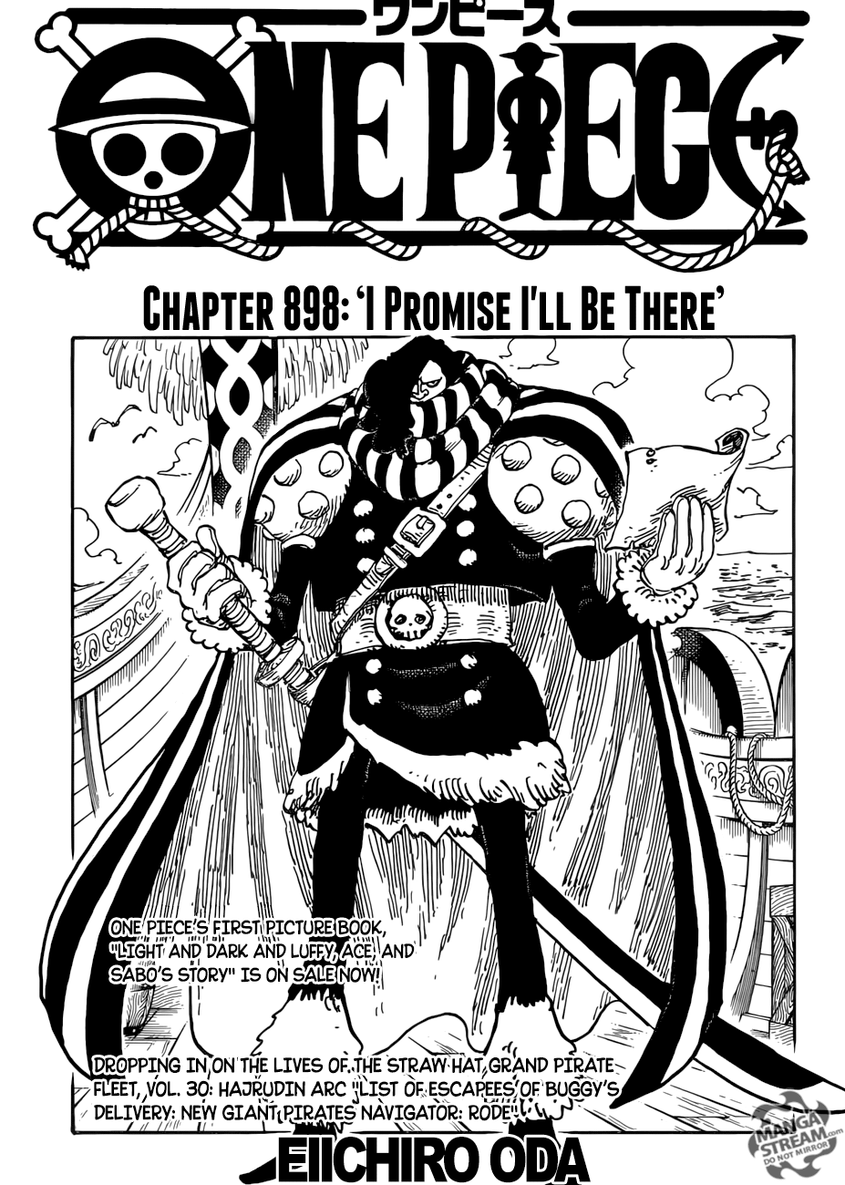 One Piece, Chapter 898 - I Promise I