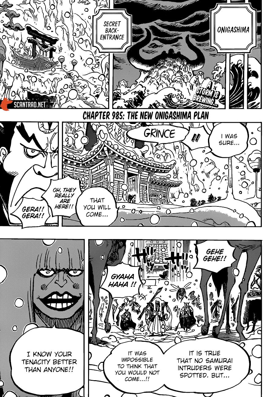 One Piece, Chapter 985 image 03