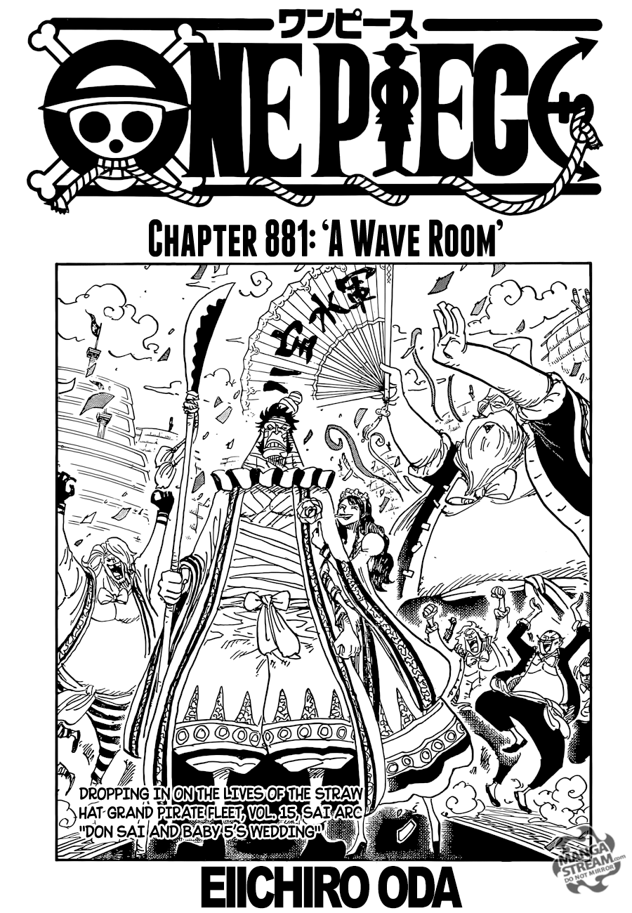 One Piece, Chapter 881 - A Wave Room image 05