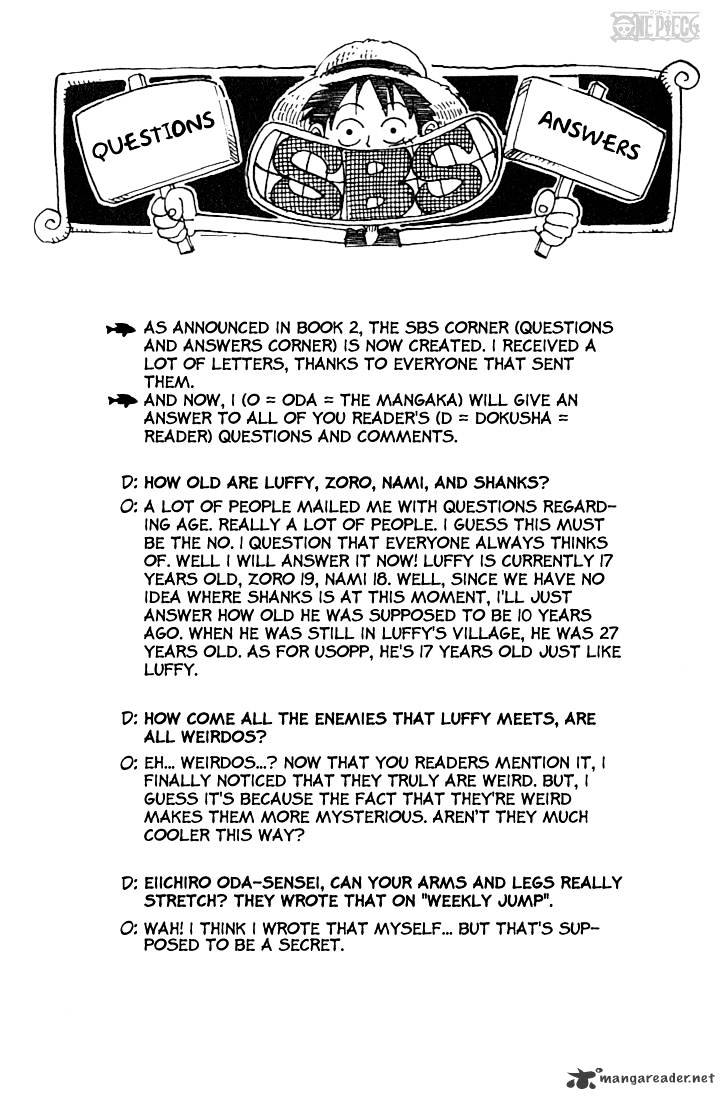 One Piece, Chapter 27 - Information Based image 27