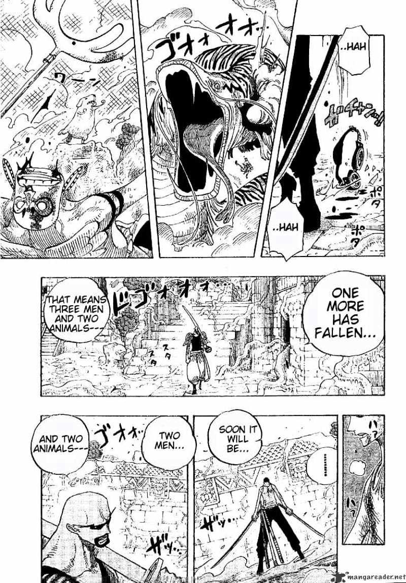 One Piece, Chapter 271 - Zoro The Pirate Versus Priest Oumu image 15