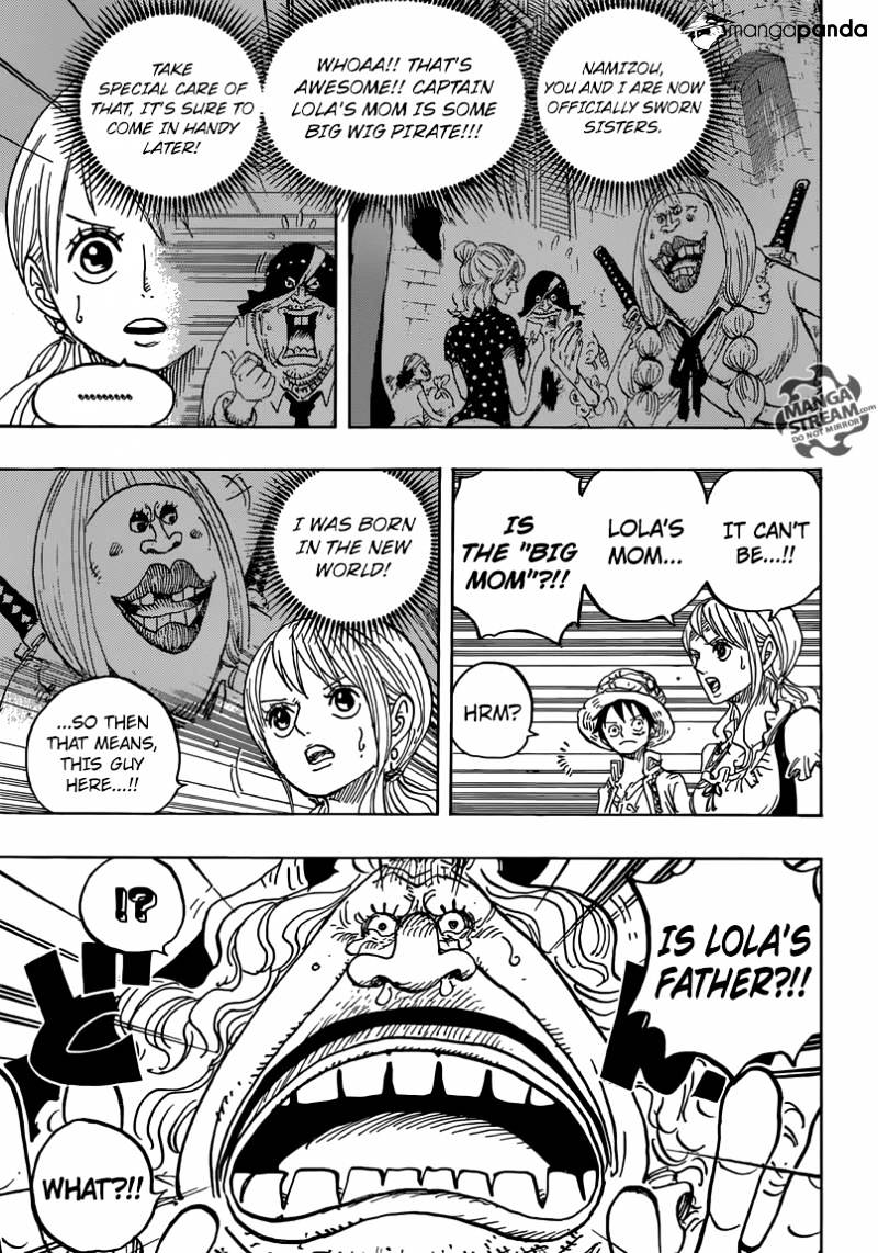 One Piece, Chapter 836 - The Vivre Card Lola Gave image 03