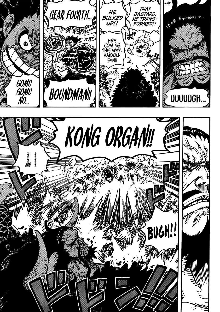 One Piece, Chapter 923 - Emperor Kaidou VS. Luffy image 12
