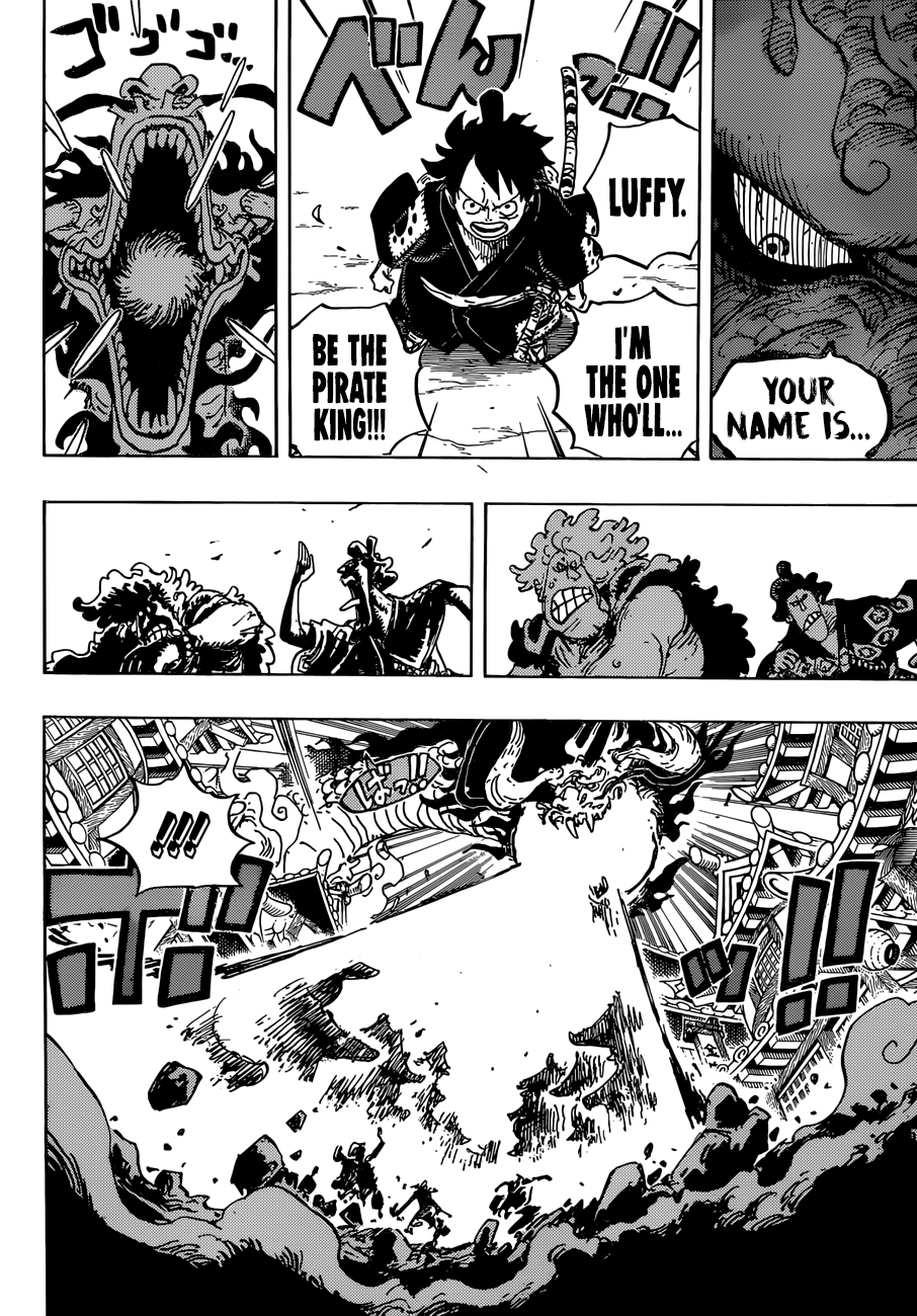 One Piece, Chapter 923 - Emperor Kaidou VS. Luffy image 08