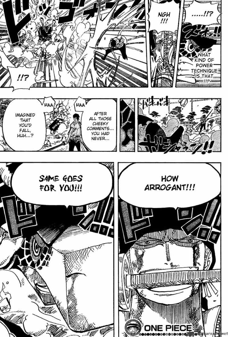 One Piece, Chapter 416 - Zoro Vs Kaku image 19
