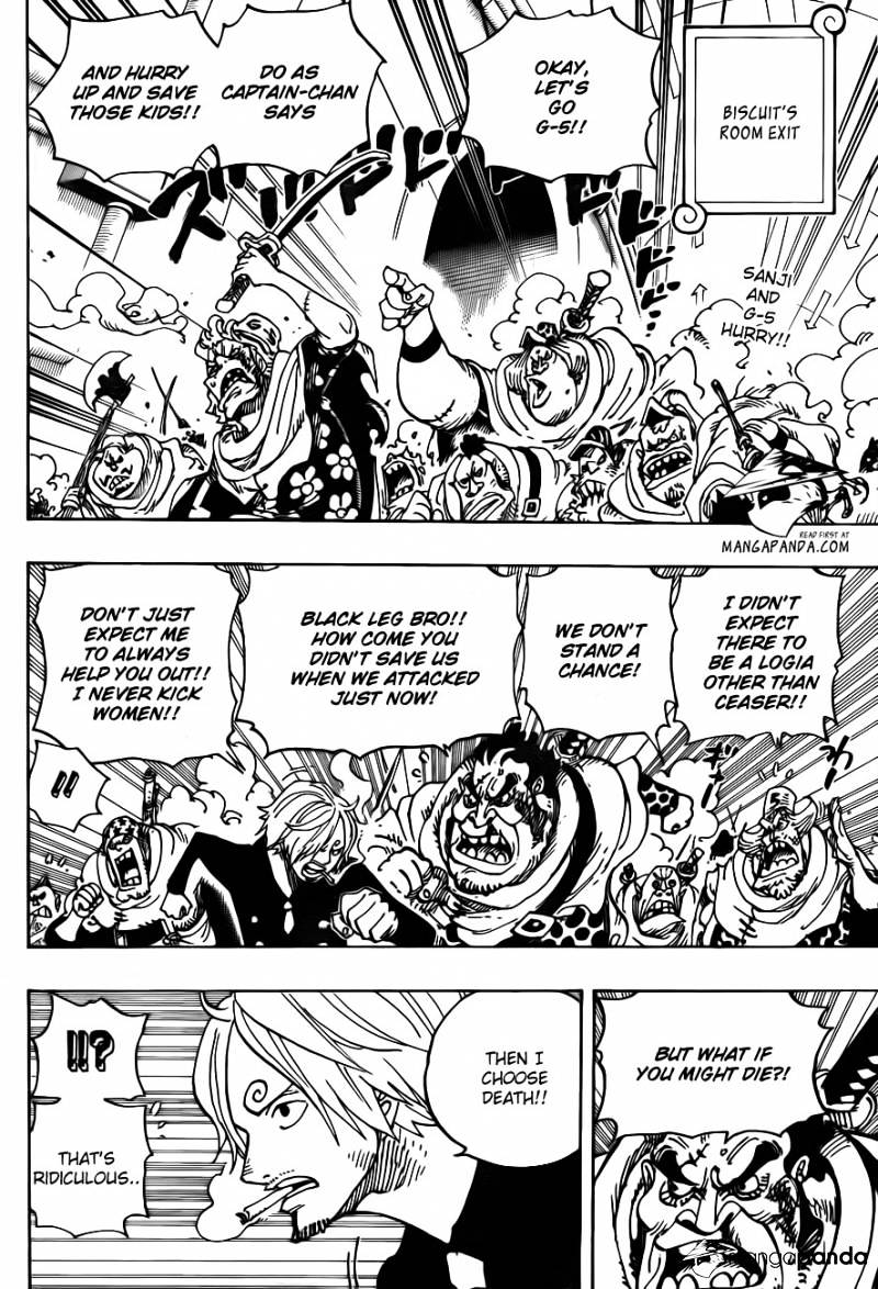 One Piece, Chapter 687 - Wild animal image 04