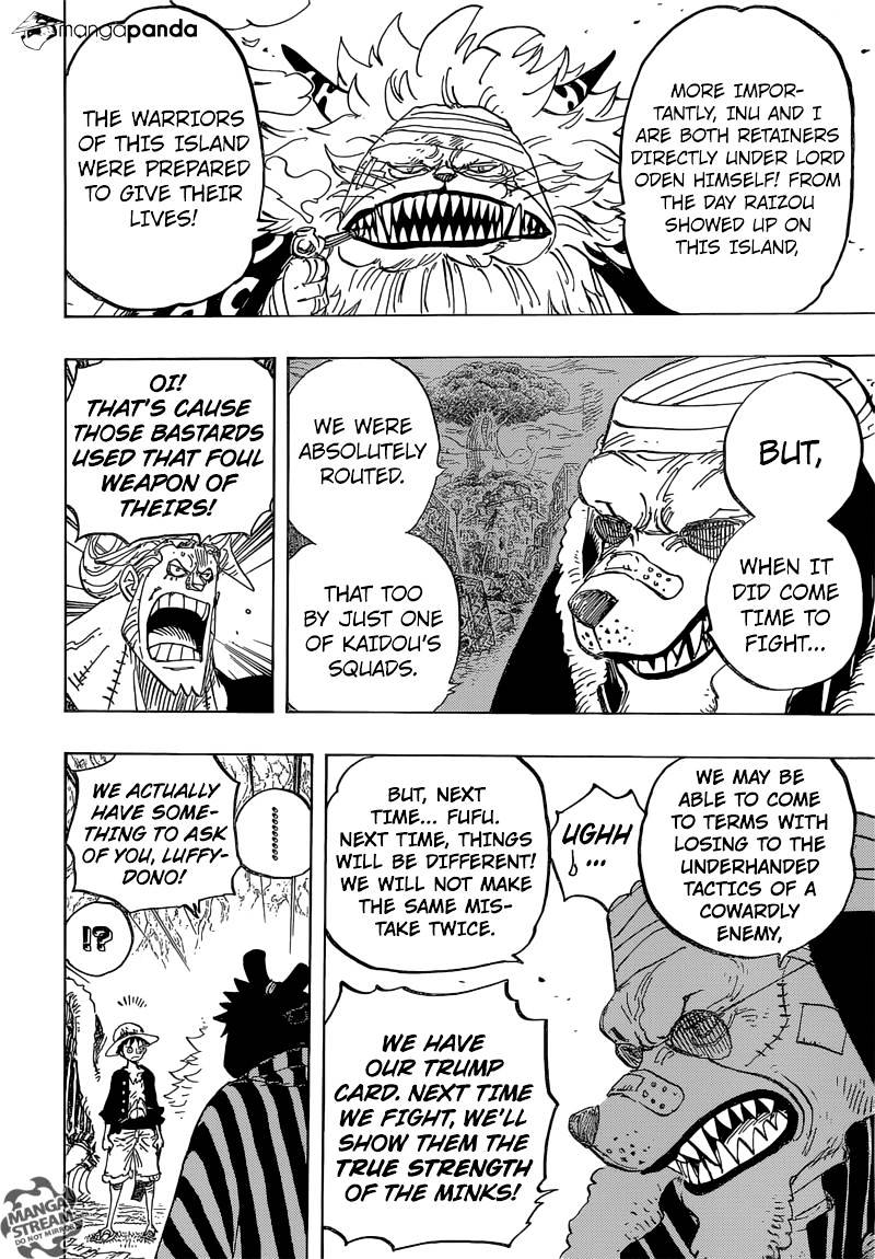 One Piece, Chapter 819 - Momonosuke, Heir of the Kouzuki Clan image 08