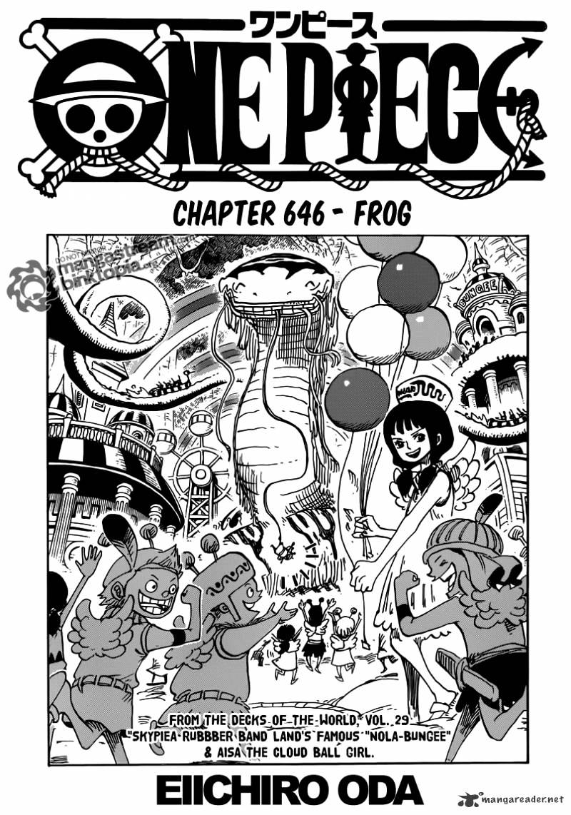 One Piece, Chapter 646 - Frog image 01