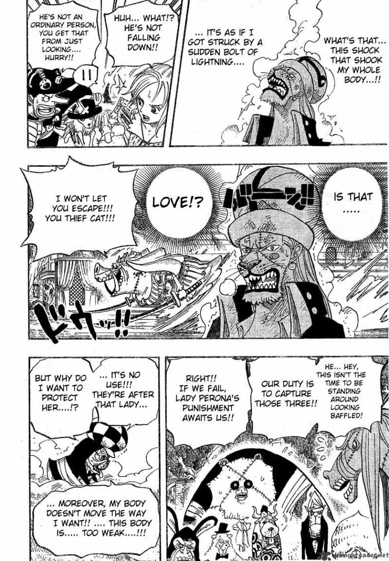 One Piece, Chapter 453 - Cloudy With A Small Chance Of Bone image 09